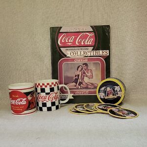 Coca-Cola Collectibles Book, Coasters, Mugs